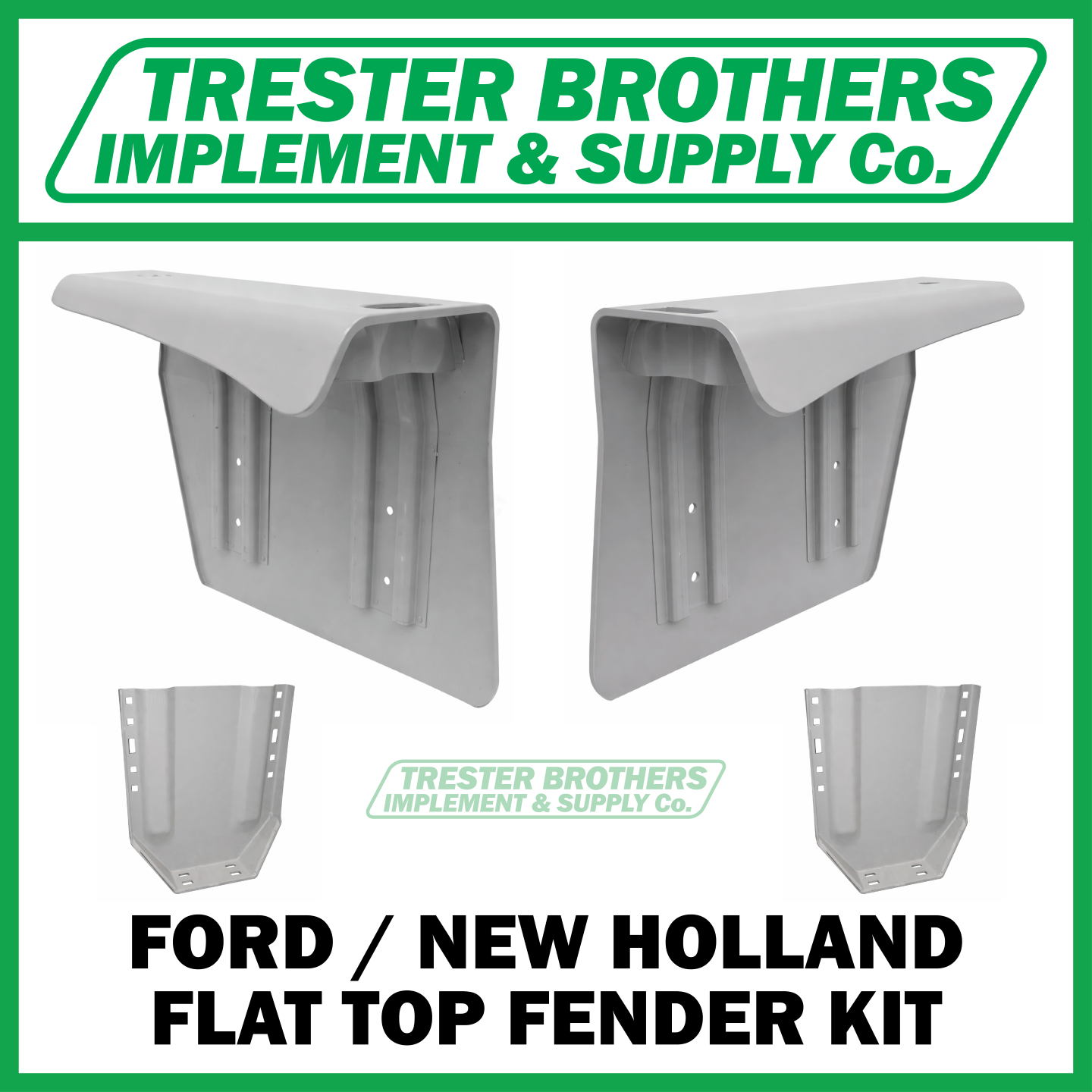 FLAT TOP FENDER CONVERSION KIT fits Ford-New Holland 3000/4000/5000/6000/7000 Series Tractor